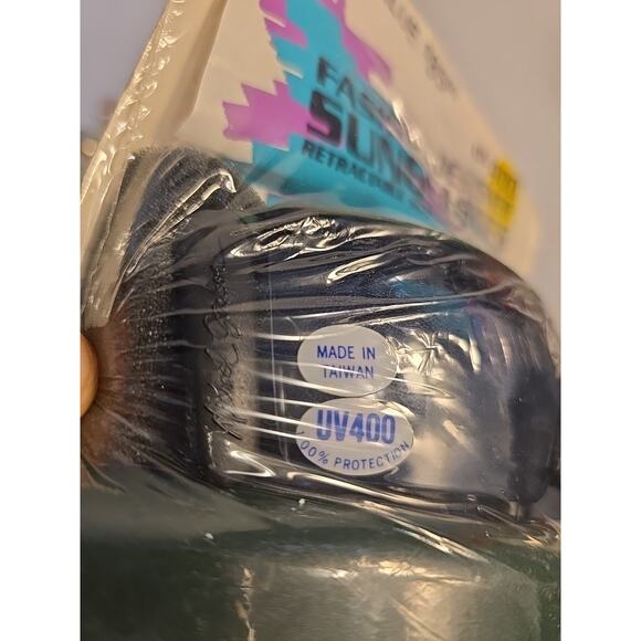 Michael Jackson Original Sunglasses MonoGram UV 400 1988 Green Sealed. - Picture 3 of 4